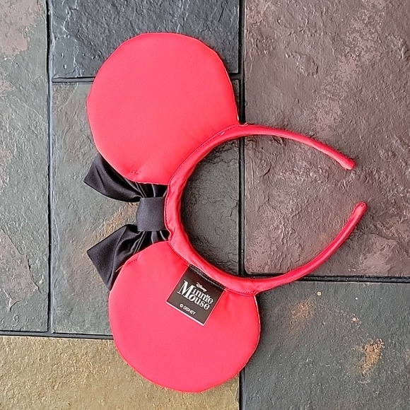 Disney Minnie Mouse Ears Headband, red and black, NWOT - Picture 4 of 6